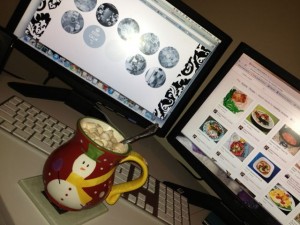 Reese's PB Cup Hot Chocolate, Pinterest, and my blog??  I think so!!!!