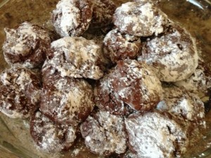 Dark Chocolate Cookies Minus the butter AND flour?? That's right!