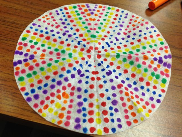 Open it up and viola! Instant artwork! Then comes the fun part! You get to decide what to make it into!