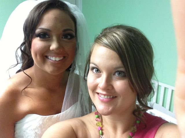 I am thankful for sisters today!  Here is Heather and I on her wedding day!  Isn't she beautiful!!  I know we don't see each other often enough.  I love you girl and I am so happy for you and Paul!  I am so proud of you for pursuing your dream to become a nurse.  Love you!