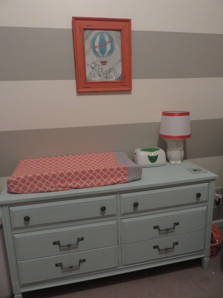 Love the way the dresser/changing area turned out!