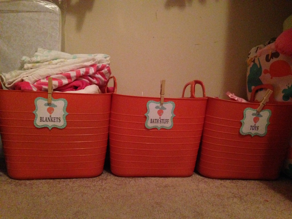 Closet storage bins!